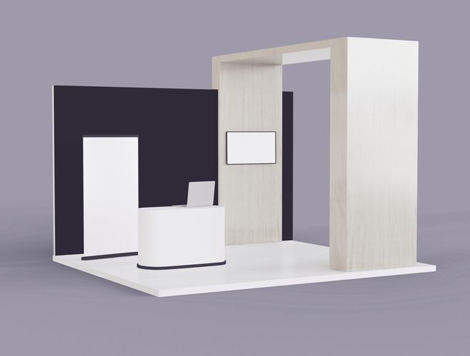 3D exhibition stall design